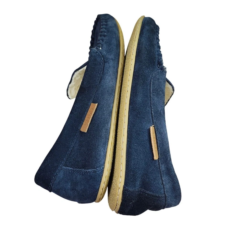 Zapatillas mocasín Polo Ralph Lauren Collins Bear, gamuza azul, talla 8, mocasines Foto 3 de 4