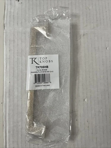 Top Knobs TK705HB Ascendra Cabinet Pull Handle Honey Bronze Gold 6-5/16” CTC - Picture 2 of 5