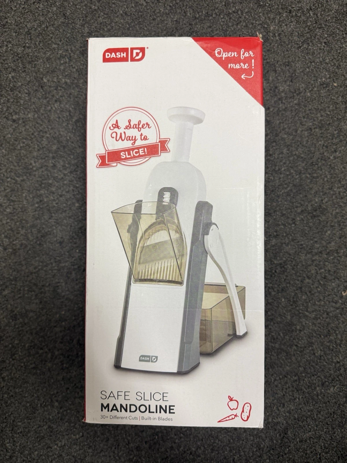 DASH DSM100GBGY04 Safe Slice Mandoline for Vegetables - Gray
Opens in a new window or tab