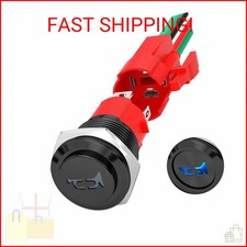 Joinfworld Horn Button Switch 12V 20A Heavy Duty 16MM Metal Speaker Horn Momenta