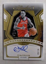 CJ McCOLLUM 2023-24 Flawless #FSS-CJM Shade Signatures Gold Autograph /10
