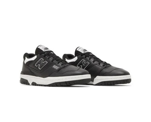 Men New Balance NB 550 Athletic Shoes Sneakers Black/White BB550SV1