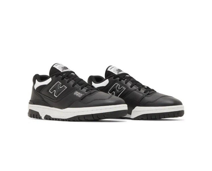 Men New Balance NB 550 Athletic Shoes Sneakers Black/White BB550SV1