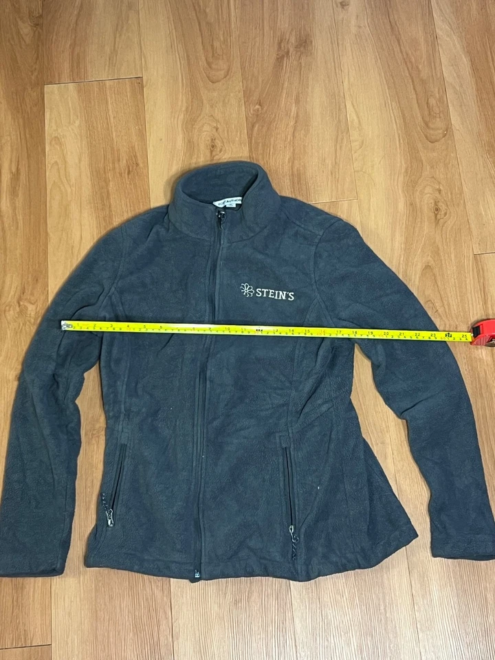 Chaqueta polar negra Port Authority para mujer’s M cremallera completa bordada logotipo Stein’s Foto 3 de 4