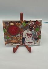 2023 Topps Byron Buxton /10 Holiday Relics HRC-BB Silver Metallic Baseball Card