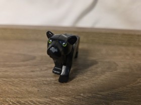 LEGO Black Panther From Set 60159 Animal Minifig City Town Jungle Cat Green Eyes