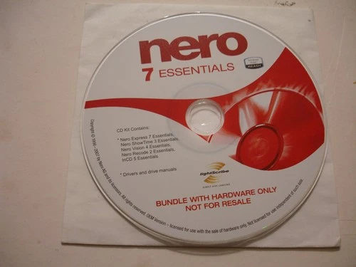 Nero 7 Essentials Disc Burning Software 2007