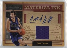 2009-10 Timeless Treasures Material Ink 6/50 Omri Casspi #30 Auto oh4