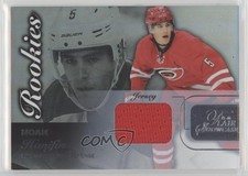 2015-16 Upper Deck Fleer Showcase Flair Row 0 Rookies Materials Noah Hanifin 4ry