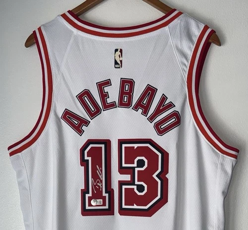Bam Adebayo Signed Miami Heat Nike NBA Autographed Authentic Classic Jersey BAS