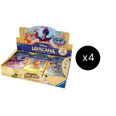 Disney Lorcana TCG: Into the Inklands Booster Case (x4 Boxes) FACTORY SEALED