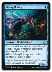 Silvergill Adept - Rivals of Ixalan #53 Uncommon MTG