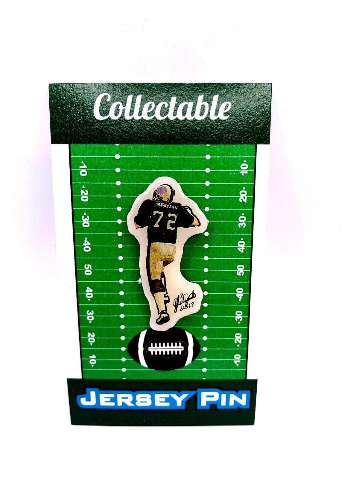 Las Vegas Raiders John Matuszak jersey lapel pinsClassic Collectible