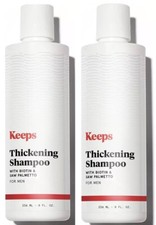2 PACK  Keeps Men's Hair Growth Thickening Shampoo, 8oz, 236ml  2  