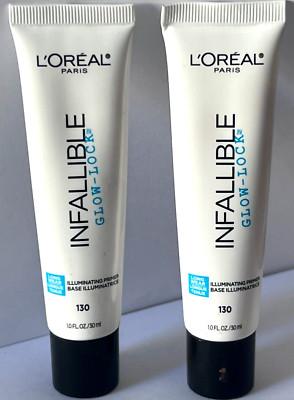 LOREAL PARIS INFALLIBLE MATTE-LOCK ILLUMINATING PRIMER 130  PACK OF 2