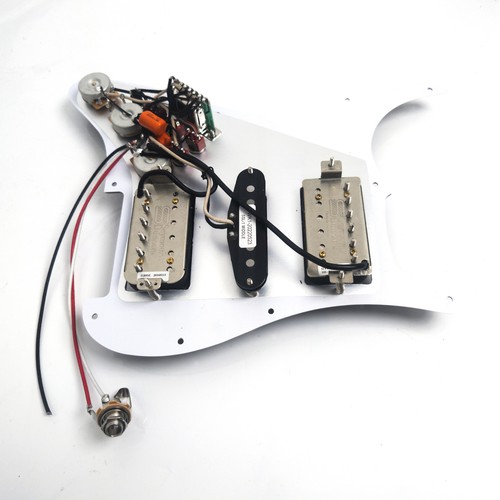 HSH vorverdrahtet geladenes Schlagbrett mit Ainico 5 Tonabnehmern für Fender Strat Gitarre - Bild 5 von 9