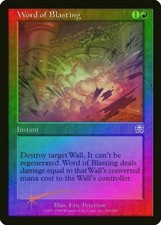 Word of Blasting  FOIL Mercadian Masques MtG LP