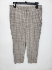 Talbots Pants Womens 8P Plaid Chatham Ankle Tapered Preppy Academia Career