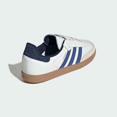 Size 8.5 - Adidas Samba OG White Royal Night Indigo for sale