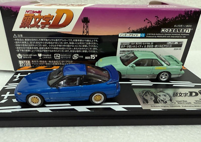 1/64 sil80　シルエイティ　精密ミニカー Jada Initial D Nissan Sil-Eighty 1/64 Blue Diecast Model Car