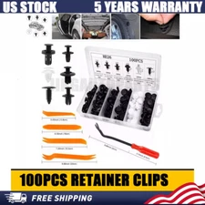 Car Body Bumper Rivet Retainer Fender Trim Molding Push Pin Clip Assortments 105