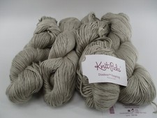 4 Lot - Knit Picks Diadem Fingering Yarn Skein 100Gr 329Yds PLATINUM SOLID