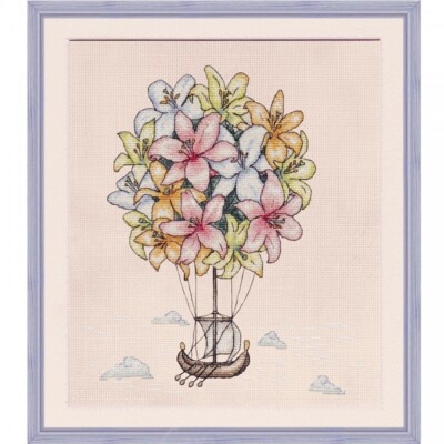 Nova Sloboda Cross Stitch Kit Air lilies-АС4018