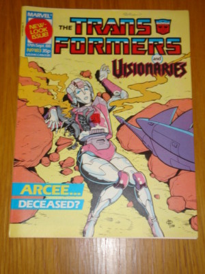 TRANSFORMERS BRITISH WEEKLY #183 MARVEL UK COMIC 1988