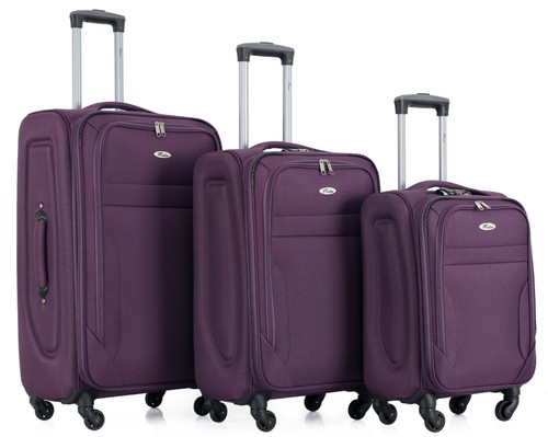 Koffer Stoff Stoffkoffer Trolleys Kofferset Reisekoffer Weichschalen M bis XXL - Bild 10 von 124