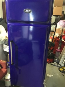 Fridge Aga Ha350 Fridge Royal Blue Vintage Country Kitchen