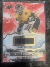Logan Thompson 2021-22 Ud Ice Hockey Premieres Jersey Patch