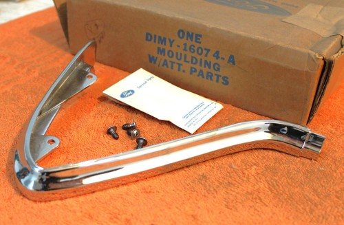 1971 1972 Mercury Monterey Custom NOS RH FRONT FENDER EXTENSION UPPER MOULDING - Picture 5 of 6