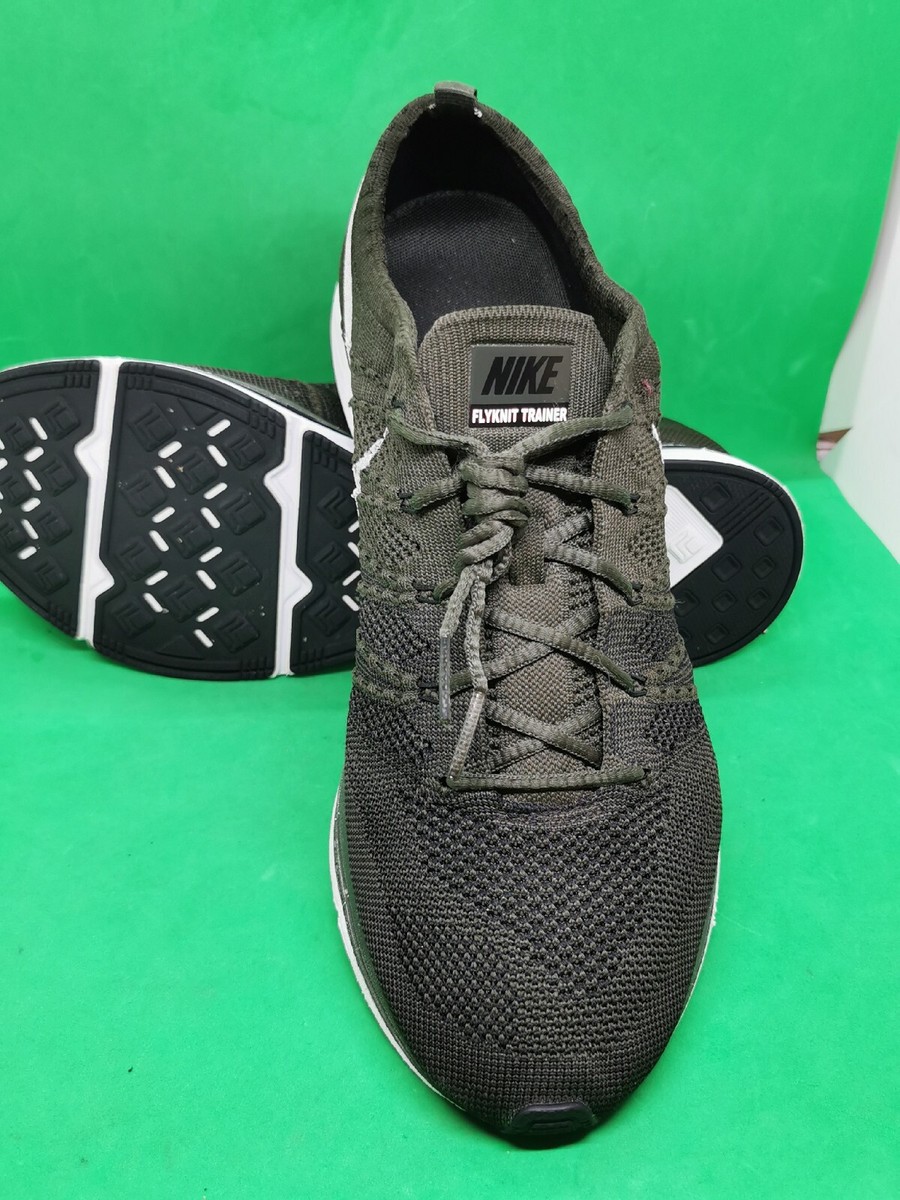 NIKE AIR FLYKINT TRAINER+ RACER BLACK SEQUOIA OLIVE GREEN  display picture 2