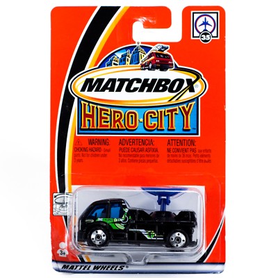 Matchbox Hero City #35 Weather Radar Truck Black 2003 New On Card