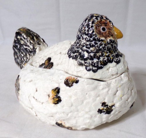 One of a Kind Grouse Art Pottery Cookie Jar - Picture 2 of 13