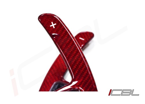 Carbon Fiber Paddle Shifters Fit BMW G20 F90 330i M340i 440i X5m X3m M3 M4 M5 CF - Picture 3 of 5