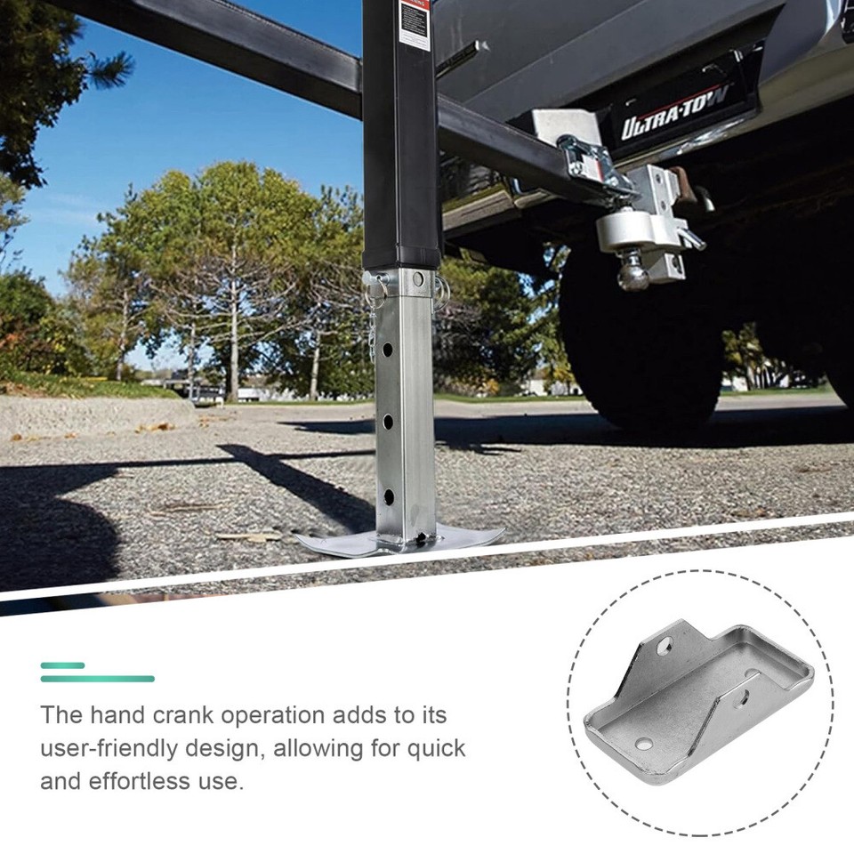 Trailer Foot Plate Jack Accessories Floor Extension with Base Roof Rack