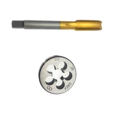 Tap & Die Set 1/2"-28 New 1/2-28   TiN Coated RH Thread For 1/2"-28