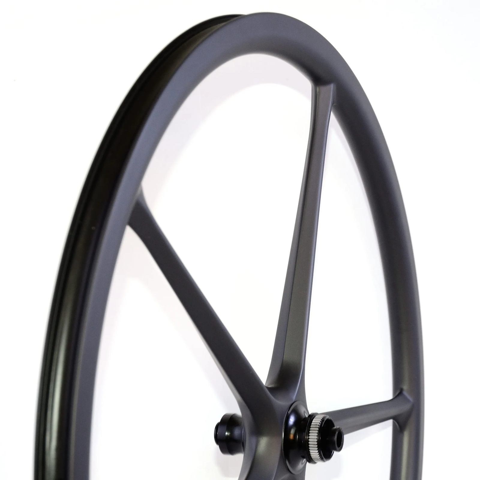 Full Carbon Wheels Road/Track/Triathlon Bike 5 Spoke Wheels Tubeless Clincher 