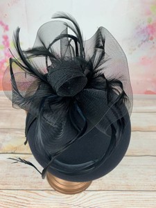 Ladies Black Fascinator Race Day Accessories Fascinators Wedding