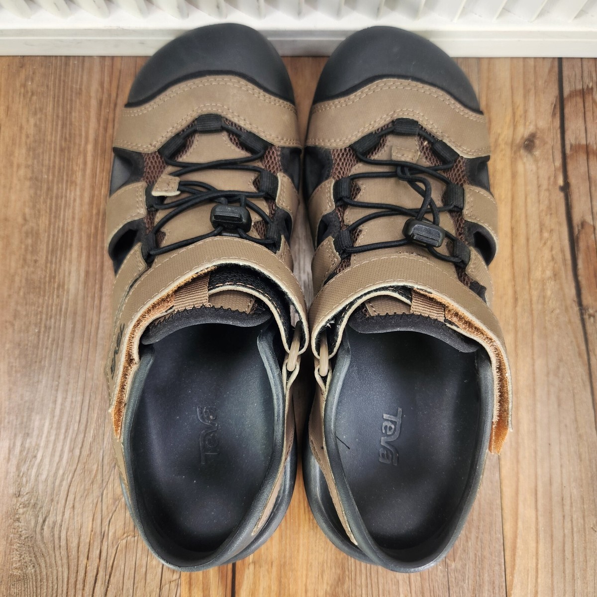 Teva Flintwood Turkish Coffee Brown Leather Hiking Outdoors Low Men\'s 9 Teva Flintwood Turkish Coffee Brown Leather | Mercari main image 2