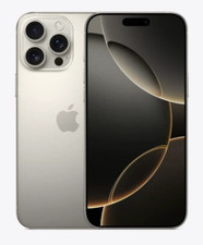 Apple iPhone 16 Pro Max - 1 TB - Natural Titanium (Unlocked Apple iPhone 16 Pro Max - 1 TB - Natural Titanium (Unlocked