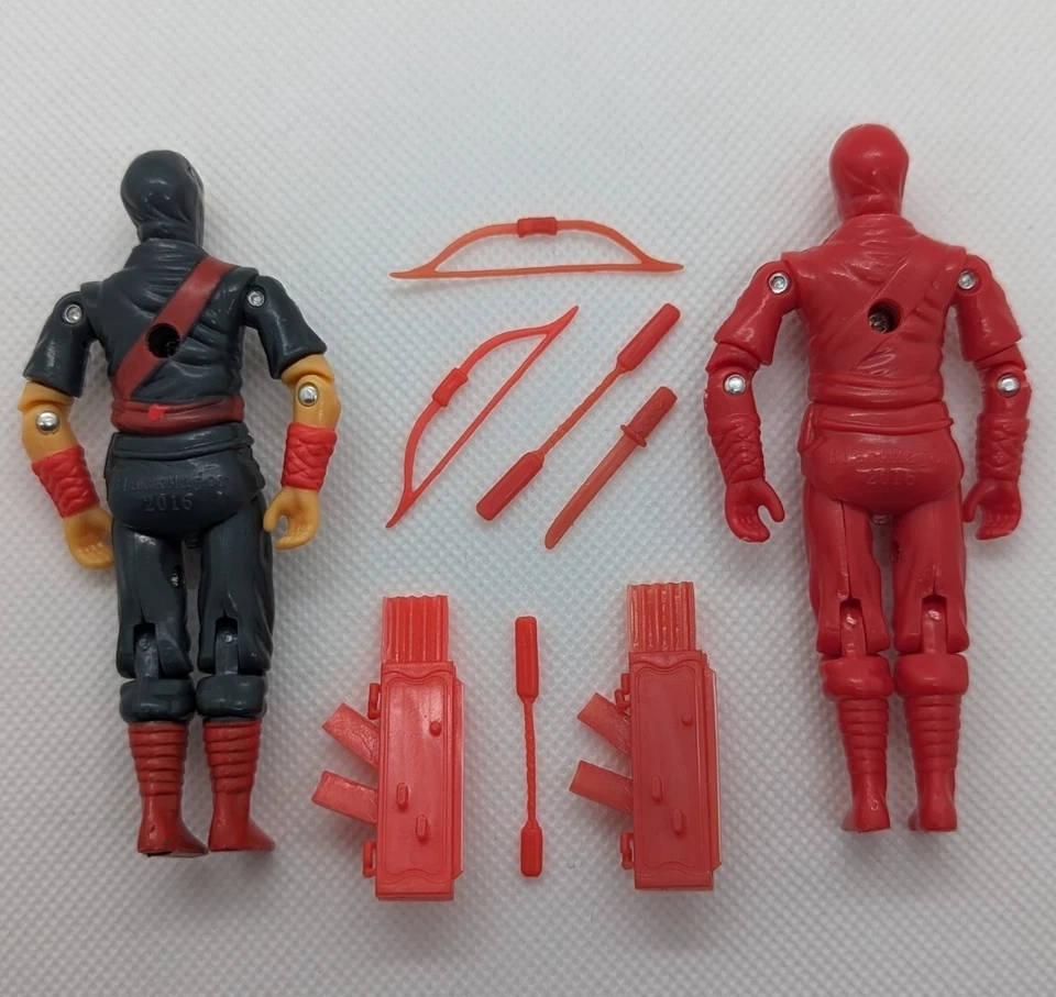 GI Joe Black Major Custom Red Dragon Replicant Master Storm Shadow Ninja Lot 👀 Foto 2 de 4