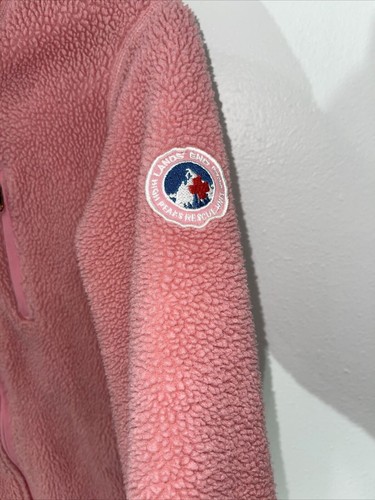 Lands End High Peaks Rescue Full Zip Jacket Size Kids Size Medium 10-12 Pink - Picture 2 of 6