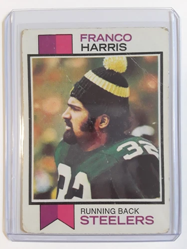 1973 Topps Franco Harris Rookie #89 football card Pittsburgh Steelers (See Pics)