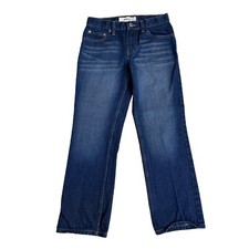 Urban Pipeline Boys Blue Jeans Sz 10 Regular Denim Blue Straight Dark Wash Denim
