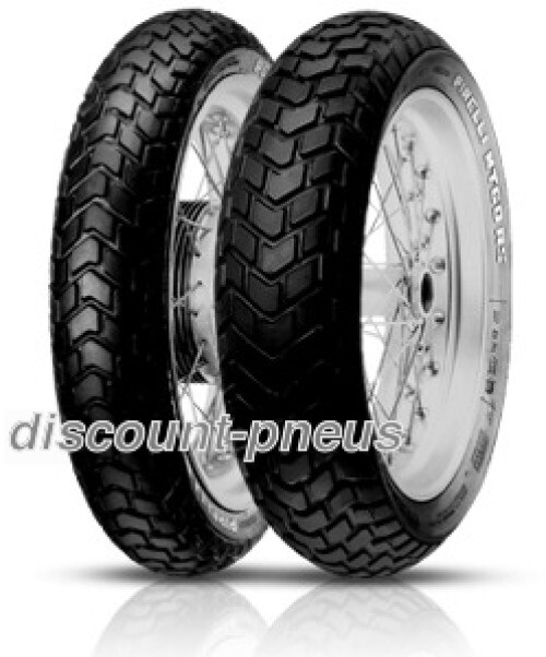 Pneus Pirelli MT60 100/90 -19 évitez les glissades sur route mouillée