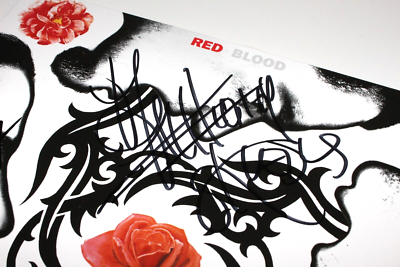 RED HOT CHILI PEPPERS SIGNED BLOOD SUGAR SEX MAGIK RECORD LP