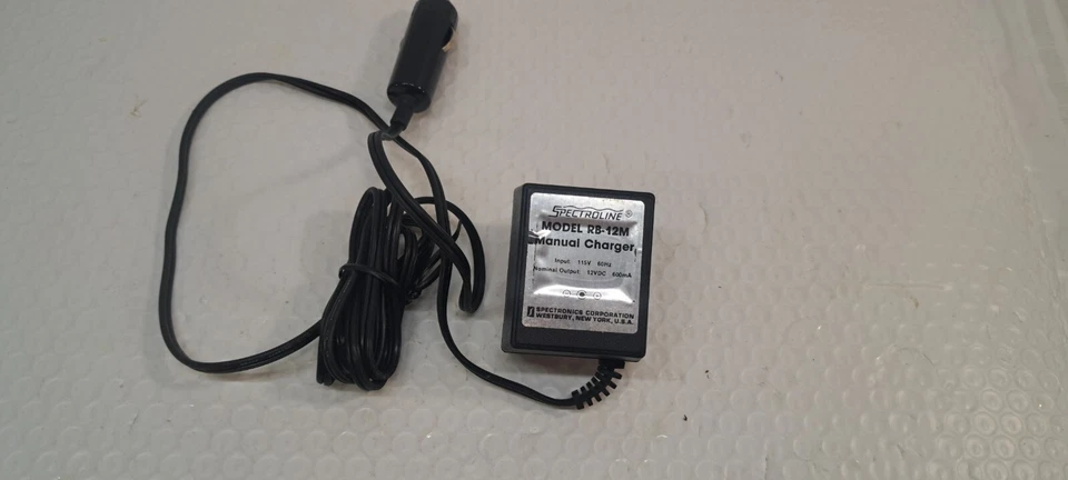 SPECTROLINE RB-12M AC ADAPTER CHARGER FOR FL-100/12 LEAK DETECTION LAMP - Image 3 of 4