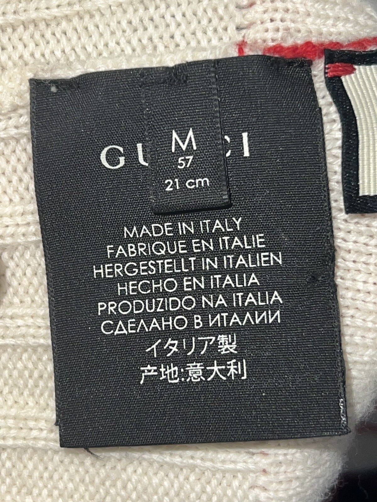 Gucci Mens Balaclava Ski Mask 100percent Genuine. image 4